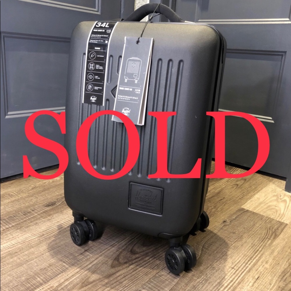SOLD Herschel NWT TRADE spinner hardshell luggage